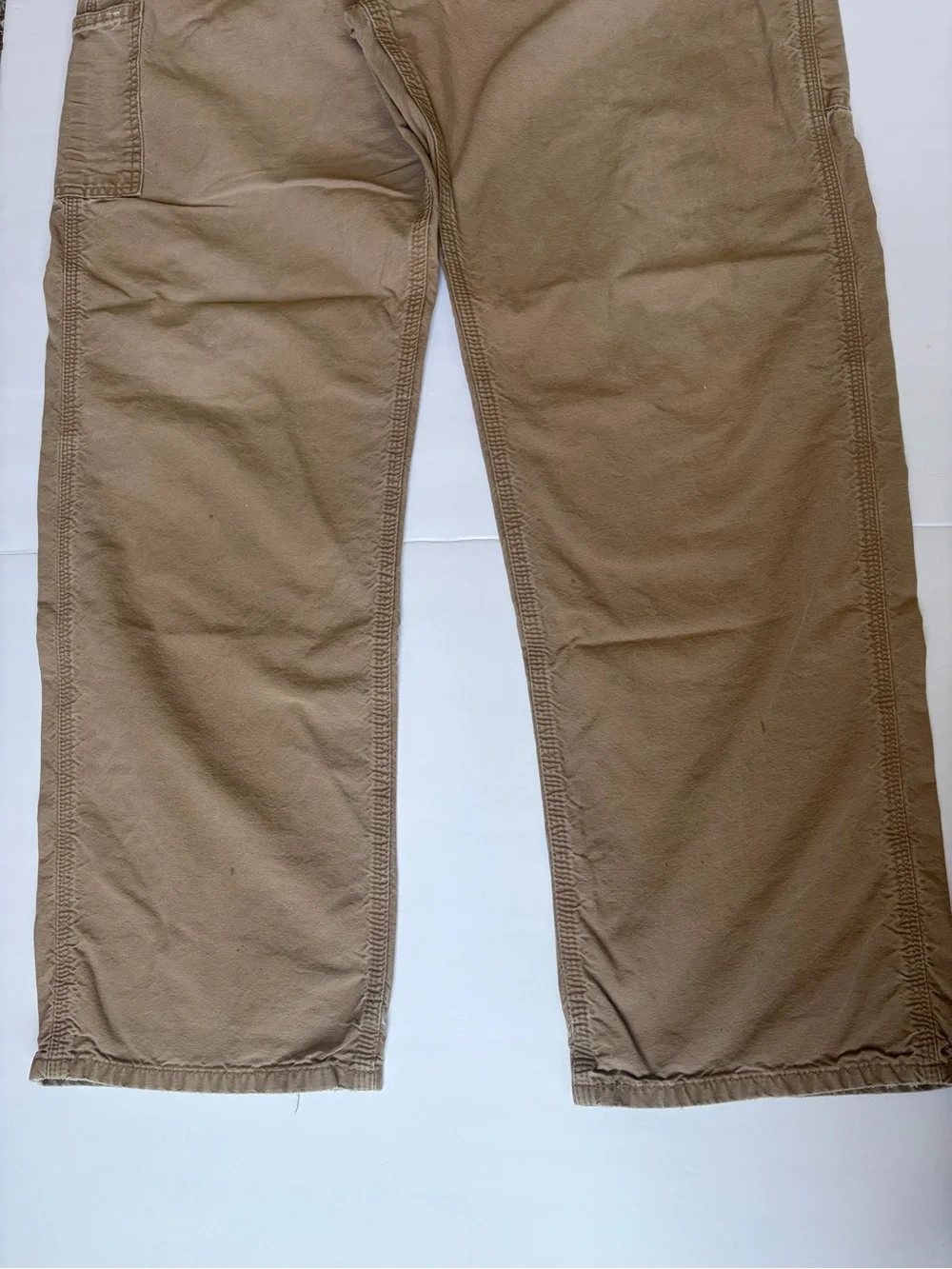 Carhartt B151 DKH Dungaree Fit Carpenter Pants Desert Khaki 38x32 100% Cotton